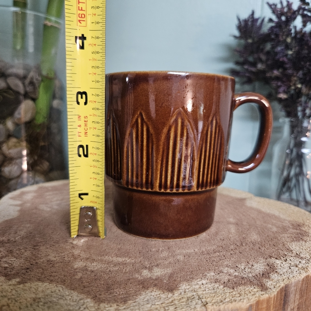 Mid-century Stackable Mug Set - Picture 10 of 11